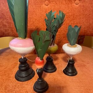 Anthropologie Decorative Root Vegetables